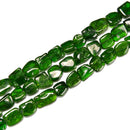 Natural Diopside Nugget Beads Size 5x7mm 7x8mm 8x12mm 15.5'' Strand