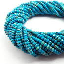 blue sea sediment jasper faceted rondelle beads 