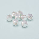 925 Sterling Silver Octagonal Beads Size 6mm 3pcs per Bag