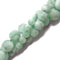 green moonstone matte round beads