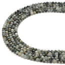 Natural Eagle Hawk's Eye Faceted Round Beads Size 2mm 3mm 4mm 15.5" Strand