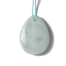 Light Blue Chatoyant Celestite Teardrop Pendant Size 30x40mm Sold Per Piece