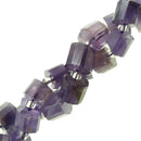 amethyst faceted rondelle wheel discs beads
