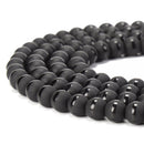 Black Agate Striped Shiny Design Matte Round Beads 6mm 8mm 10mm 12mm 15.5" Strand