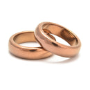Mix Colors Hematite Band Ring Basic Ring Arc Ring 4Pcs Per Set in Bag
