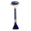 face massage roller scraper rose quartz jade Tiger's eye lapis amethyst