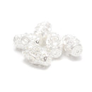 925 Sterling Silver Hollow Barrel Beads Size 10x16mm 12x20mm Sold per Bag