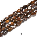 02 Multi Crystal Gemstone Pebble Nugget Beads 6x8mm 15.5'' Strand