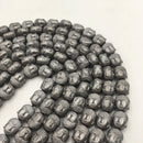 gold copper silver gray hematite matte buddha head beads
