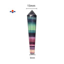 AAA Rainbow Fluorite Pendulum point Size 55-60mm Sale by Piece