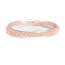 Coated AB Rose Quartz Smooth Round Elastic Bracelet Size 4.5mm 7.5'' Length