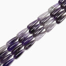 Natural Amethyst Smooth Full Teardrop Beads Size 10x30mm 15.5'' Strand