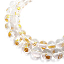 clear quartz carved chinese zodiac smooth round beads