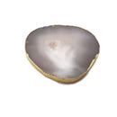 Agate Coaster Geode Round Slices Pink Green Yellow Blue Brown Gray Size 2.5"-3"