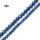 High Quality Natural Kyanite Smooth Round Beads 4mm 6mm 8mm 10mm 15.5" Strand