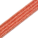 Titanium Rose Gold Hematite Faceted Rondelle Beads 3mm 4mm 6mm 8mm 15.5'' Strand