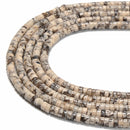 Natural Brown Zebradorite Feldspar Heishi Disc Beads Size 2x4mm 15.5'' Strand