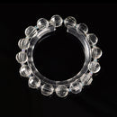 Clear Quartz Prism Cut Double Point Bracelet Beads Size 8mm 10mm 7.5'' Length