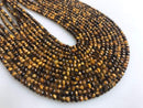 yellow Tiger's eye faceted rondelle beads