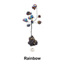 Chalcopyrite Rose Gold Silver Peacock Rainbow Ore Wire Wrap Bonsai Tree of Life