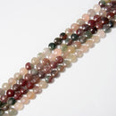 Rare Natural Yanyuan Agate Faceted Coin Beads Size 10mm 15.5'' Strand