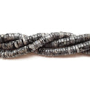 Larvikite Labradorite Heishi Rondelle Discs Beads 5x1.5mm 6x1.5mm 7x1.5mm 15.5" Strand