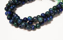 chrysocolla smooth round beads 