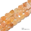 Natural Gemstone Rough Nugget Chunks Beads Size 15-20mm 15.5'' Strand