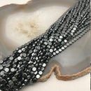 Gray Hematite Smooth Coin Beads 6mm 8mm 10mm 15.5" Strand