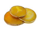 Agate Coaster Geode Round Slices Pink Green Yellow Blue Brown Gray Size 2.5"-3"
