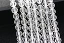 clear crystal glass faceted round beads