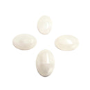 white jade oval cabochon