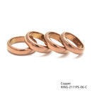 Four Sizes Hematite Band Ring Basic Ring Arc Ring 4 Pcs Per Bag Sale By Bag
