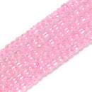 Pink Cubic Zirconia Faceted Rondelle Beads Size 2x3mm 15.5'' Strand