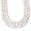 White Fresh Water Pearl Teardrop Shape Beads Size 9-10mm x12-14mm 15.5'' Strand