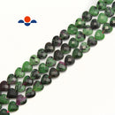 Natural Ruby Zoisite Faceted Heart Shape Beads Size 6mm 8mm 15.5'' per Strand