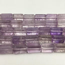 rose quartz citrine amethyst clear quartz triangle beads
