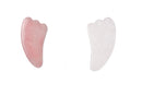 Clear Quartz / Rose Quartz Gua Sha Massage Stone Tool Size55x105mm Sold by Piece