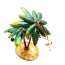 Cloisonne Christmas Tree Ornament Palm Trees Decoration 3x4"
