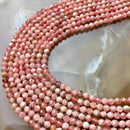 natural rhodochrosite faceted round