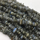 labradorite center drill pebble nugget chips beads