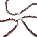 Bronzite Blue/Pink/Purple Impression Jasper Diamond Pendant Necklace 19" Inch