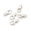 925 Sterling Silver Bear Clasp Size 7x12mm 4Pcs Per Bag