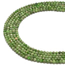 Diopside Faceted Round Beads Size 2mm 3mm 4mm 15.5" Strand