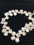 natural keshi freshwater pearl beads