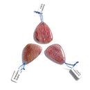 strawberry quartz pendant teardrop or irregular shape