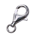 sterling silver teardrop shape claw clasp