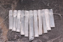 natural selenite graduated slice Sticks Points beads