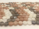 multi color moonstone smooth shape beads