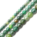 Coated Chrysoprase Smooth Round Beads 6mm 8mm 10mm 15.5" Strand